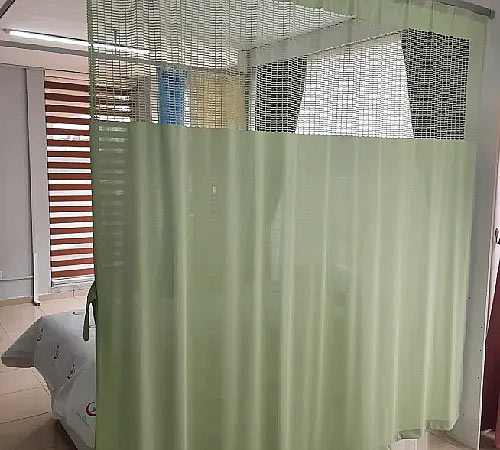 hospital privacy curtain banner