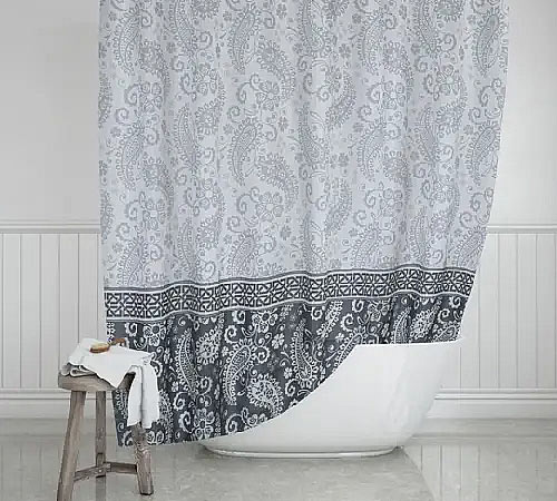 shower curtain banner