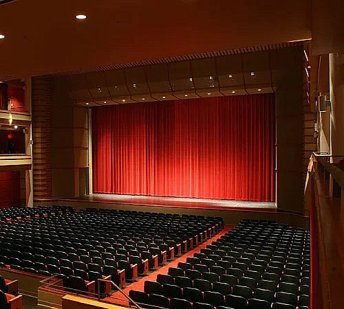 stage curtain banner